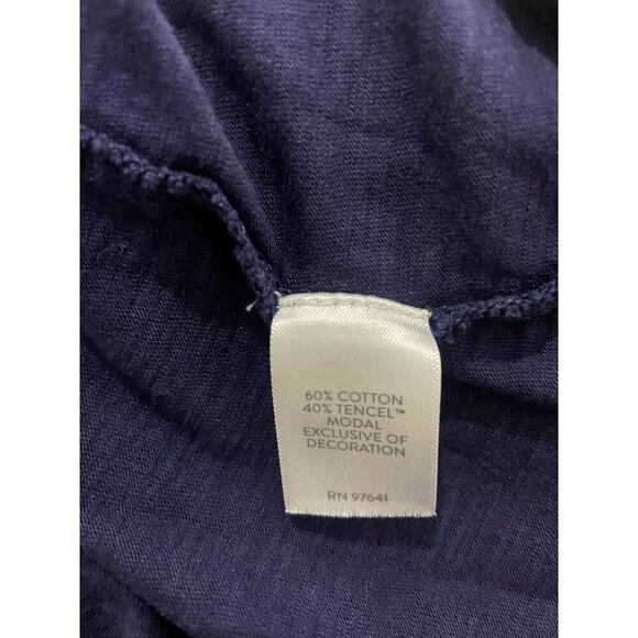 J. Jill Size Large  Top Blouse 3/4 Sleeve Embroidered Shirt Boho - Picture 6 of 7